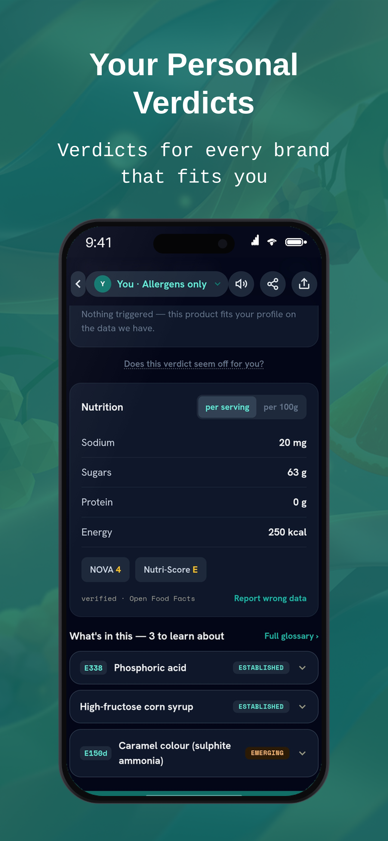 Tikko nutrition detail