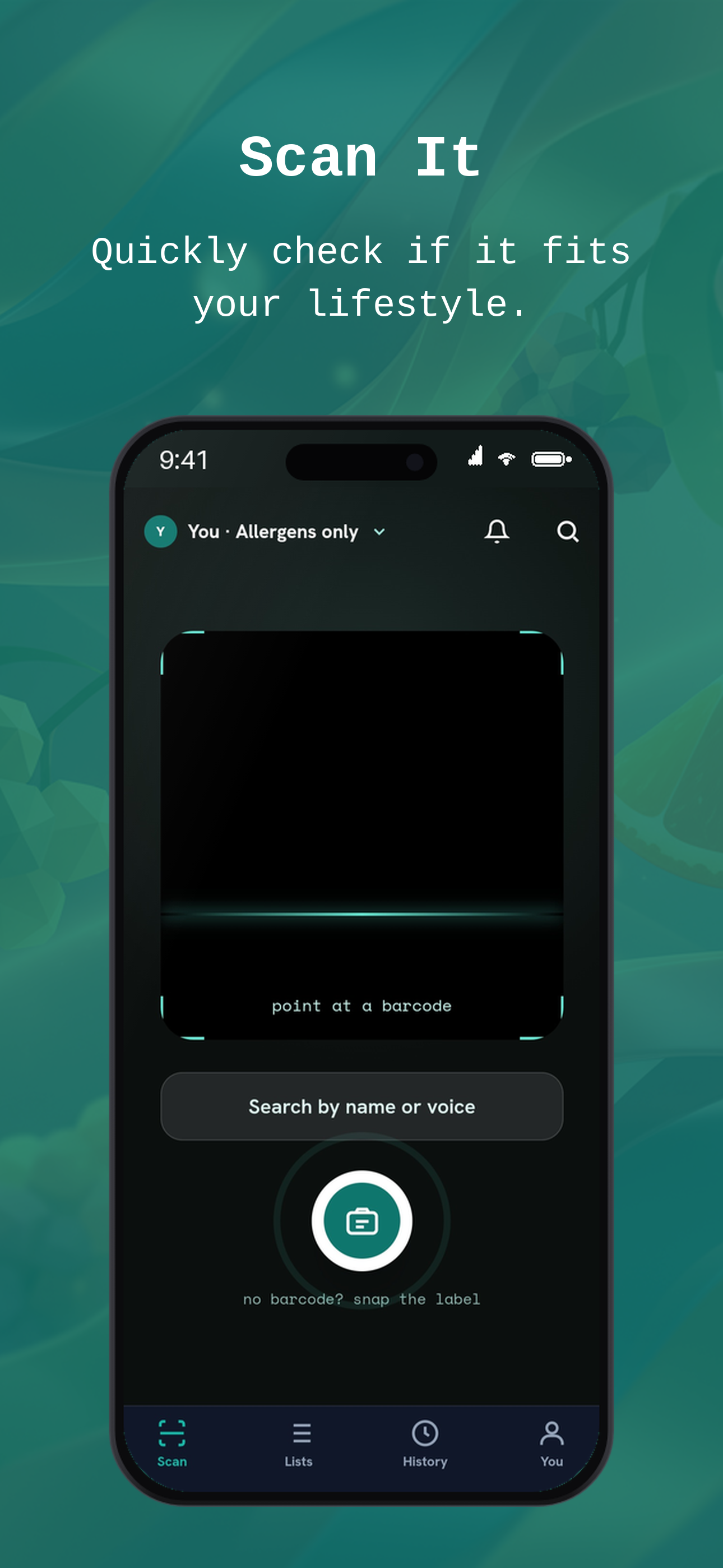 Tikko scan screen